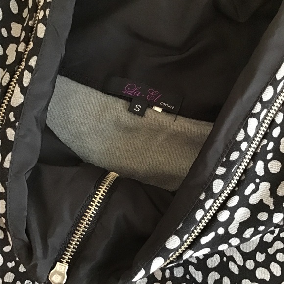 La-El Couture Long Lounge/Workout Zippered Jacket S - Picture 2 of 11